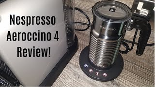 Nespresso Aeroccino 4 Milk Frother Review  Worth upgrading from the Aeroccino 3 [upl. by Jerold]