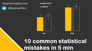 Ten Statistical Mistakes in 5 Min [upl. by Ydarg]