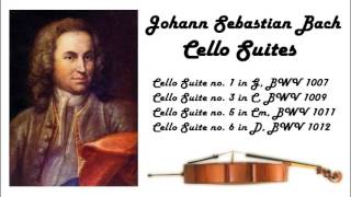 Johann Sebastian Bach  Cello suites in 432 Hz great for reading or studying [upl. by Alpheus]