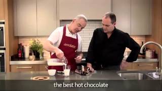 How to make a hot chocolate using an aerolatte milk frother [upl. by Aicats]